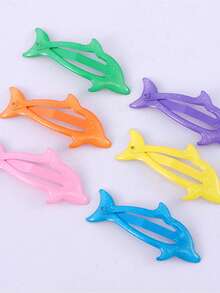 40 件/包 Y2K 风格糖果色随机混合可爱甜美女孩彩色小发夹，时尚百搭发饰适合日常服装搭配