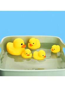 Set de 6 patos de baño para la piscina, juguetes de agua para el baño - Multicolor - Ver 4