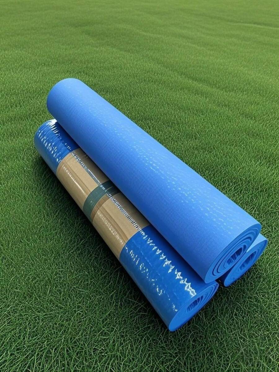 Esterilla de yoga bicolor, parte delantera suave y con rebote, parte trasera antideslizante, esterilla para pilates y fitness, almohadilla para picnic al aire libre, hecha de material TPE, inodora, resistente al desgarro, adecuada para yoga de señoras y entrenamiento en casa - Multicolor - Ver 1