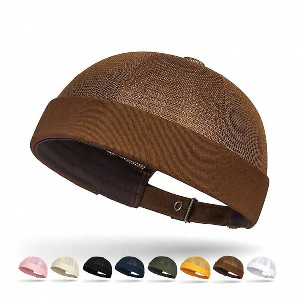 1 pièce Casquette sans bord aérée en maille pour hommes et femmes - Légère et confortable