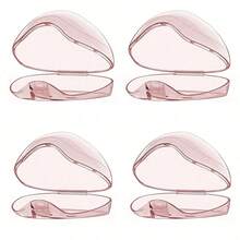 1/2/4/8个装透明奶嘴收纳盒 - 方便携带的奶嘴收纳盒，带挂绳，易于清洁，是婴儿尿布包的必备配件，可收纳奶嘴及其他物品。