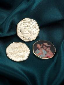 1 đồng xu kỷ niệm bằng đồng in ảnh nhiều màu sắc theo yêu cầu, nhiều kiểu dáng để lựa chọn, thích hợp cho Ngày của Cha, Ngày của Mẹ, Ngày Valentine, Sinh nhật, Kỷ niệm, Lời tỏ tình, Đám cưới, Kỷ niệm gia đình, Bạn bè, Tốt nghiệp, Giáng sinh, Quà tặng cao cấp, Phong cách sống mùa hè thư thái, Đồ dùng quà tặng Giáng sinh - phong cách 1 - Xem 6