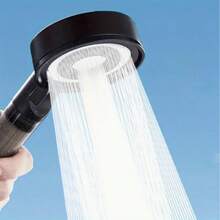 [Ulubione przez klientów] 1 szt. 5 trybów wody, głowica prysznicowa do łazienki do użytku domowego, pistolet prysznicowy do łazienki, pistolet na wodę pod wysokim ciśnieniem, dysza natryskowa ciśnieniowa, głowica prysznicowa z filtrem, z 5 dodatkowymi filtrami, lekka i mała głowica prysznicowa do łatwego przenoszenia, odpowiednia do przyczep kempingowych, sprzęt do kąpieli na świeżym powietrzu, akcesoria łazienkowe. Nie zawiera węża i uchwytu