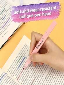 个性定制激光雕刻荧光笔；马卡龙色护眼荧光笔；彩色手写笔；下划线马克笔。返校季 - 彩色 - 查看 2