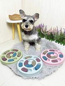 1pc Pet Feeder, Pet Intelligent Feeding Toy, Dog Puzzle Toy, Cat & Dog Hide Food Feeder, Cat & Dog Food Seeking Bowl, Pet Training Toy, Dog Interactive Food Bowl, Dog Foraging Bowl, Pet Food Bowl, Pet Food Partition Game Plate, Pet Anti-Choking Bowl, Pet Supplies, Dog Puzzle Toy For Boredom, Puppy Intelligence Training Game Feeder, Cat & Dog Foraging Toy, Pet Entertainment Toy (For Pet Use Only) - Blue - View 7