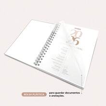 iscool Agenda Planner Semanal 2026 Plus Capa Dura Tropical Onças Preto - Preto - Visão 4