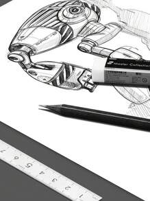 黑色木质铅笔、学生用无铅 HB 铅笔、考试用铅笔、家用书写铅笔、学校用书写铅笔、开学季用书写铅笔、生日礼物、开学奖励用书写铅笔 - 彩色 - 查看 2