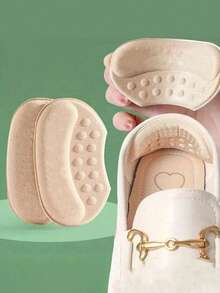 2 Pairs Shoe Heel Anti-Slip Grips Stickers, High Heels Heel Protectors Anti-Wear Cushion Pad, Shoe Size Reducer