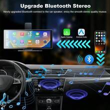 BDQ 10.26 Inch Car Multimedia Video Player Wireless Carplay And Wireless Android Auto Portable Universal Car Monitor Witch Camera - With Rear View Camera - View 5