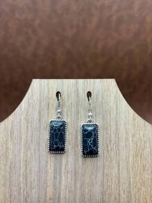 Retro Western Country Style Faux Pearl CCB Beaded Necklace Chain With Water-Drop Pendant, 3 Layers Chain Design, Matching Rectangle Earrings, Suitable For Women And Girls To Pair With Daily Outfit, Party Accessories, Jewelry, Gift For Family/Friends/Yourself