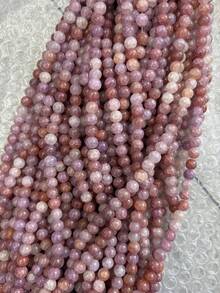 100pcs 8mm Simulated Jade Natural Stones, Agate, Color-Dyed Non-Fading Beads, Supplies For DIY Jewelry Making Such As Bracelets, Keychains, Necklaces, Crafts Decorations, Rich Colors To Inspire Your Creations - Multicolor - View 35