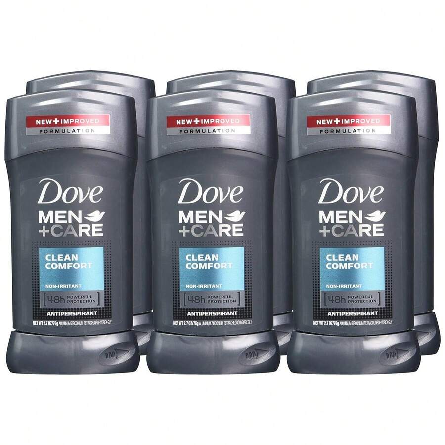 6ct Dove Men+Care Antiperspirant Deodorant Stick Clean Comfort 2.7 Oz - 彩色 - 查看 1