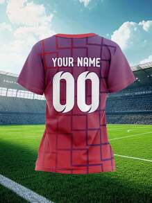 2025 Personalisiertes Sportjersey, Sommer Neu Lässig Outdoor Training Sport Einzel Top Kurzarm Damen Sport Team Club Training Gym Jersey Top Mit Vorder- Und Rückseite Bedrucktem Namen Und Nummer, Atmungsaktiv Und Komfortabel Für Alltag, Party, Weißes Unterhemd
