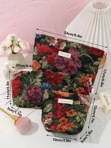 1 PC/Set Colorful Iris Handbag On Black Background Make Up Bag, Fashionable And Casual Large Capacity Portable Zipper Makeup Bags, Travel And Vacation Essentials Cosmetic Bags For Sanitary Napkins, Pouch Pads, Wired Earphones, Earpods, Headphones, Charger, Lipsticks, Cosmetics, Perfume, Skin Care And Beauty Products, Home Decor, School Girls, Keys, Holiday Gifts Bag, Makeup Bag, Toiletry Bag, Desk Organiser, Make Up Bag, Bag, Make Up Pouch, Travel Essentials, Makeup Bags, Small Makeup Bag,Makeup Pouch,Cosmetic Bag,Travel Essential,Large Capacity,Large Makeup Bag,Christmas Gifts,Pouch,Travel,Gifts For Women Travel Essential,Pouch,Clutch / Small Handbag, Makeup Organizer,Makeup Organize,Pouch,Brush Holder,Mini Pouch,Large Capacity Pouch,Gifts For Women,Christmas Gifts,Gift Ideas For Women