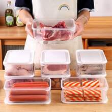 10pcs 40.58oz Stackable Refrigerator Storage Containers, Plastic Freezer Food Storage Boxes With Flip Lid, Reusable Multi-Functional Airtight Lunch Boxes, Suitable For Meat, Fruit, Vegetables, Microwave - Multicolor - View 3
