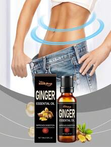 Ginger Body Aromatherapy Essential Oil Nourishes The Body, Tightens The Skin, And Massages The Whole Body With Aromatherapy Essential Oil - Ginger - View 1