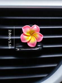 5件套汽车空调出风口装饰品，包括花卉装饰品，汽车空调出风口装饰品 - 彩色 - 查看 5