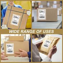 100PCS Shipping Label Sleeves, 7.5" X 5.5" Packing Slip Pouches, Packing List Envelopes/Shipping Label Envelopes For Mailing, Packing List, Packaging, Protective Documents - White - View 7