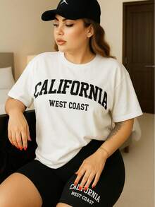 Conjunto california west coast casual y chic set deportivo tela rib stretch conjunto biker set juvenil urbano - Negro - Ver 1