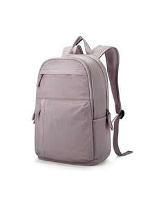 Large Capacity Lightweight Teenager/Student Backpack/Laptop Bag, Fits 14-15.6 Inch Laptop, Fashion Casual Laptop Backpack, Large Capacity Backpack Can Hold 14-15.6 Inch Laptop, Practical Travel Backpack, Multi-Compartment Design, Meets Carry-On Standards, Solid Color Design, Unisex, Campus School Bag Student Backpack, Travel Backpack/Portable Multifunctional Travel Bag/Campus Style Backpack, Unisex, Multiple Colors Available - Multicolor - View 12