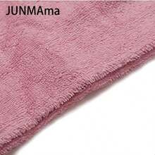 Toalla de pelo de algodón con textura de gofre extra grande de 30 pulgadas de largo y 400 GSM, ultra absorbente y de secado rápido, turbante de pelo ideal para mujeres con cabello largo y rizado, perfecto para el peinado "plopping", color rosa hippie, ideal para el regreso a clases - HippiePink - Ver 7