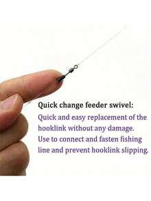 20入組誘餌分線夾連接器快速釋放釣魚工具配件