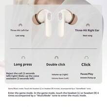 Lenovo 联想 ERAZER ETR-A01PRO 蓝牙耳机，入耳式运动 HiFi 音质，ENC 低延迟游戏音乐降噪带麦克风，超长电池寿命无线耳塞，适用于智能手机、平板电脑、飞机、卡车 - 彩色 - 查看 12