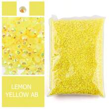 10000/5000/3000 件/包 AB 2-5 毫米树脂免烫散装水钻批发平底塑料水晶水钻 DIY 亮片适用于艺术和工艺品