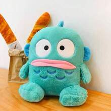 家族基础款兔子毛绒半鱼毛绒公仔，创意桌面摆件，可作为节日礼物 - Hangyodon - 查看 4