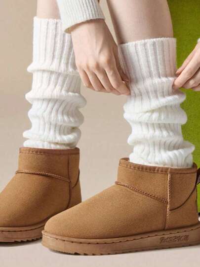 1 para/2 pary 40 cm cienkie białe ocieplacze na nogi ocieplacze na nogi, antypoślizgowe ocieplacze na nogi odpowiednie do codziennego użytku