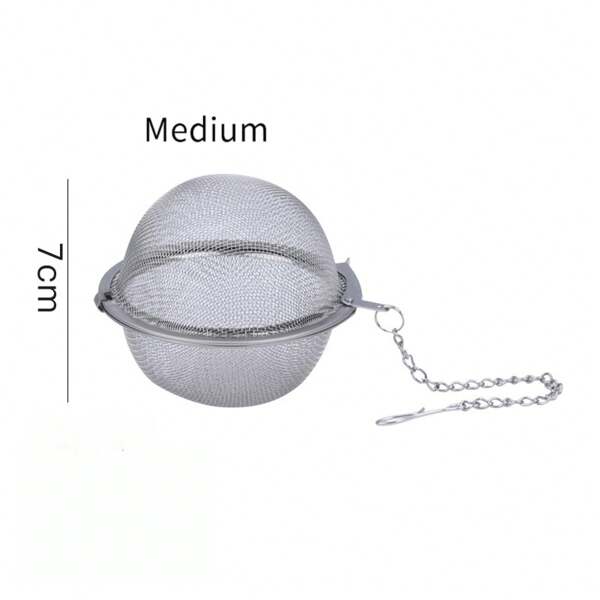 Filtre à thé ménager en acier inoxydable 304, lot de 5, taille moyenne