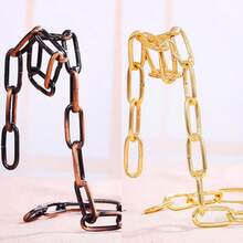 3pcs/2pcs/1pc Glass Vase With Wooden Base And Metal Chain, Luxury Trumpet Succulent Planter, Centerpiece For Modern Living Room, Home Decor Accessory, Hanging Wine Bottle Holder, Stainless Steel Wine Rack Novelty Home Kitchen Gift