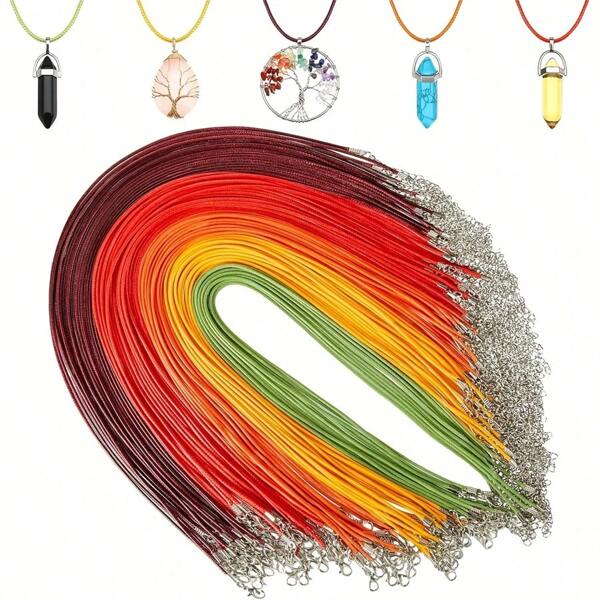 100 pièces Mousqueton, Kit de fabrication de bijoux, Convient pour les bracelets et les colliers, Accessoires de chaîne simples et à la mode de style rétro, Kit de fabrication de bijoux | Style rétro | Corde durable, Fournitures de fabrication de bijoux