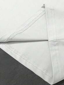 1pc Camiseta Unisex para Parejas Cuello Redondo Manga Corta con Estampado Personalizado Lindo Dulce Cartoon Ideal para Primavera Verano Otoño Combinable Relajada Moderna Sencilla​ - Blanco - Ver 5