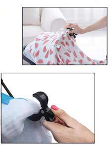 Durable 2 Packs ABS Alligator Clip Stroller Hooks - Portable Universal Stroller Accessories For Pram Peg, Car Seat Clips