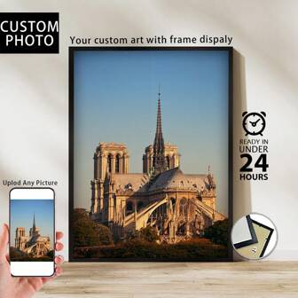 1 Pc, Optional Frame, Custom Canvas Painting, Custom Photo, Christmas, Christmas Decorations, Unique Creative Wall Art, Suitable Birthday Party, Anniversary, Home Decoration, HD Printing, Preserving Memories, Saving Beautiful Moments, The Ideal Christmas Gift, Perfect For Room Decor