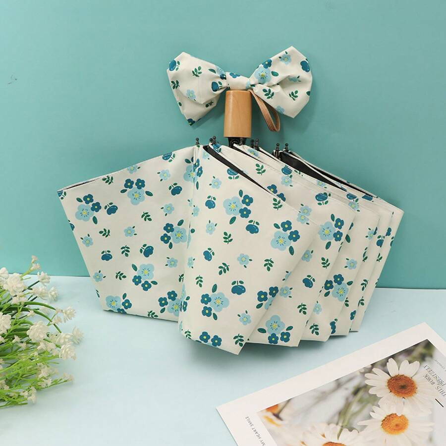 Outdoor Umbrellas - Azul = Flores pequeñas mejoradas - Ver 1