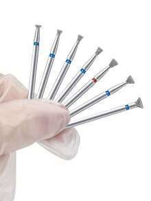 GGJOYO 7件套指甲抛光头，小型飞碟，抛光溢出胶，美甲边缘，死皮 - 銀色 - 查看 3