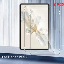 2 piezas Protector de pantalla de vidrio templado 9H compatible con Honor MagicPad4 / Honor Pad X8b Pad10 / Honor Pad 9 / Honor Pad X9a / Honor Magic Pad 2 / HONOR PAD V9, anti-arañazos, ultra claro, fácil instalación, compatible con varios estuches protectores, adecuado para Honor MagicPad3 / Honor Pad X7 - transparente - Ver 13