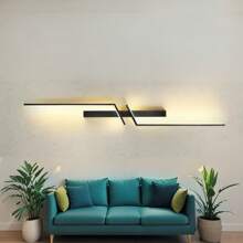 Lámpara de pared recargable por USB inalámbrica, de 3 temperaturas de color regulables, adecuada para sala de estar, dormitorio, gabinete de TV, entrada