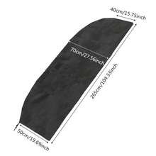 Fundas de Parasol de Mercado Impermeables Negras 210D con Cremallera para 6 Tamaños de Sombrillas de Patio - 265 cm Negro - Ver 13