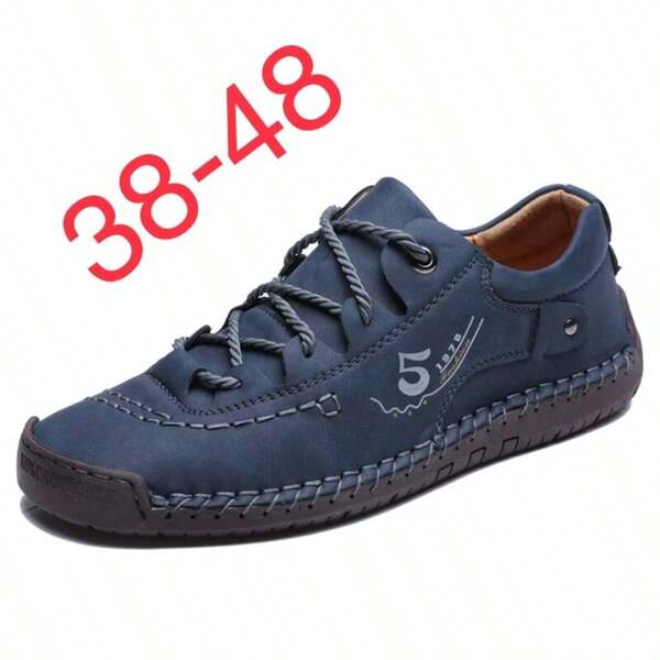 Neue Herren Lässig Lederschuhe - Große Größen 38-48, Arbeitsschuhe mit weicher Sohle, vielseitige Modescneaker & Anzugschuhe