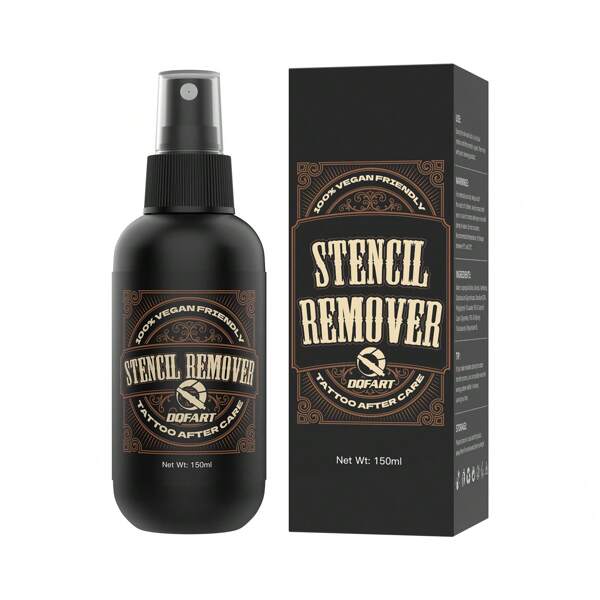 DQFART Tattoo Transfer Remover Oil - Used To Clean Tattoos That Are Difficult To Clean. Clean, Sanitary, Safe, Suitable For Beginners And Artists (5OZ)
