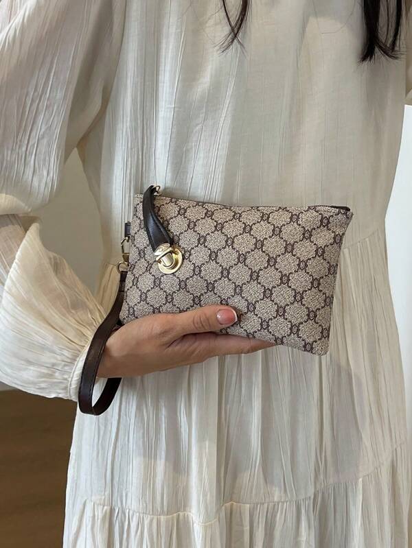 Women's Geometric Pattern Fashionable Elegant Clutch Bag