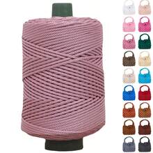 185 Yards X 3mm Polyester Tassel Cord, Braided Tassel Macrame Rope, Colorful Polyester Yarn Handwoven Tassel Cord For Crochet, Bags, Wall Hangings, Carpets, DIY Crafts, Plant Hangers, Tassel Projects - Multicolor - View 10