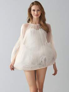 1 chiếc váy lót sáng tạo dành cho nữ, váy lót cô dâu, phụ kiện váy lưới. - Nhiều màu - Xem 7