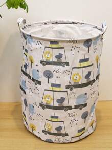 Cartoon Dirty Clothes Basket Toy Storage Basket, Large Capacity Storage Bin For Miscellaneous Items, Big Size Cartoon Toy Storage Basket, Large Dirty Clothes Storage Bag