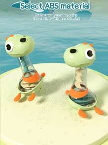 Douche avec dinosaure tournoyant sous cascade, jouets de bain éclaboussant de l'eau pour tout-petits de 18+ mois, fille ou garçon, jouets de bain pour bébé, dinosaure de salle de bain durable pour bébé