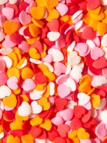 3.52oz/100g Vibrant Multicolour Cake Sprinkles Cake Decoration Heart Shape, Circle Shape,Baking Decorations For Wedding Desserts, Ice-Cream,Lollipop,Donuts & Pastry Decorating Supplies,For Decoration Only - Multicolor - View 21