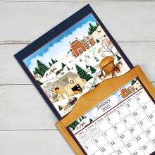 Calendario de pared 2025 de Linda Nelson Stocks - Plateado - Ver 8